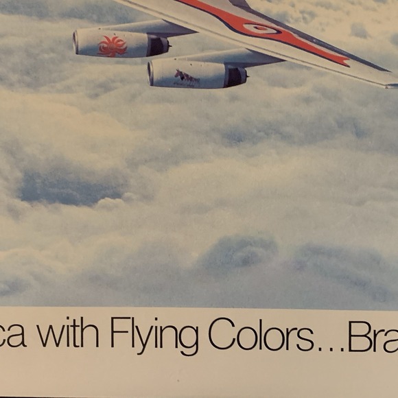 VTG Alexander Calder Braniff International Flying Colors South America Poster - Picture 7 of 11